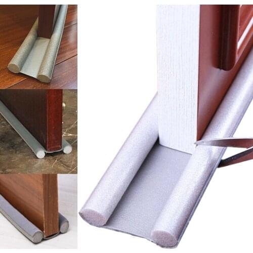 Flexible Door Bottom Sealing Strip Sound Proof Noise Guard Sealer Stopper Door Brush Weather Strip for Door Window Protector