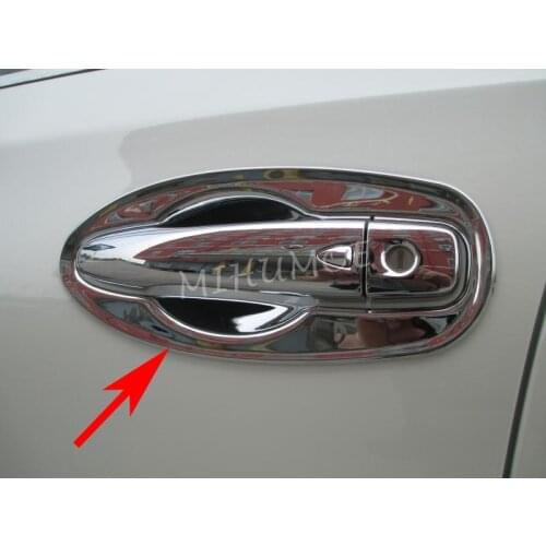 For Nissan Rogue X-Trail T32 2014-2021 Chrome Door Handle Cup Trims Surround Protector