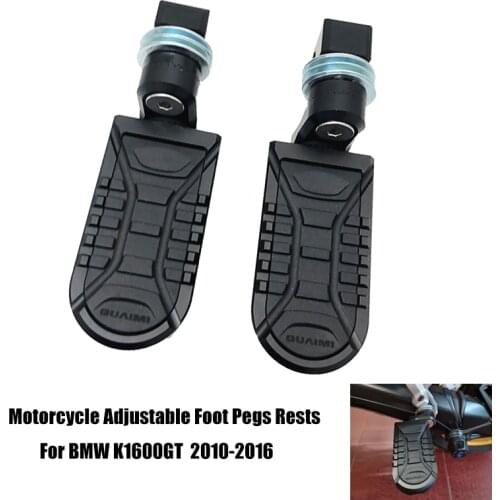 K1600GT Adjustable Rear Footrests Passenger Foot Pegs Rests For BMW K1600 GT K 1600GT 2010-2016 2012 2013 2014 2015 Motorcycle