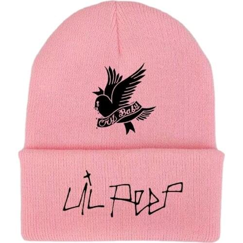 Lil Peep Beanie xxxtentacion Love lil.peep Winter Warm Hat Beanie Print Cap Unisex hat