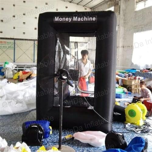 Best tool for promotion inflatable grab machine inflatable money machine money cash booth