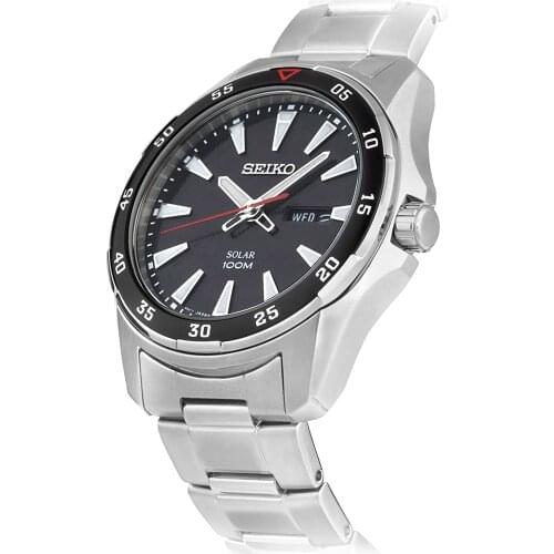 Seiko sundial SNE393P1 stainless 100% original official certified, mens top brand, luxury, waterproof, mens watches