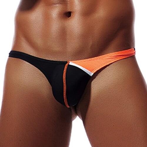 Men Sexy Lingerie Buttocks Hollow Thong Man Underwear Bikini Pouch G-string Micro Jockstrap Mesh Sissy Panties