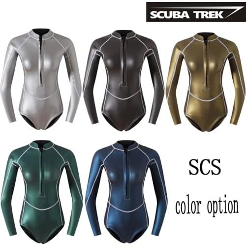 2mm SCS yamamoto neoprene Titanium coating free diving for girls wowan