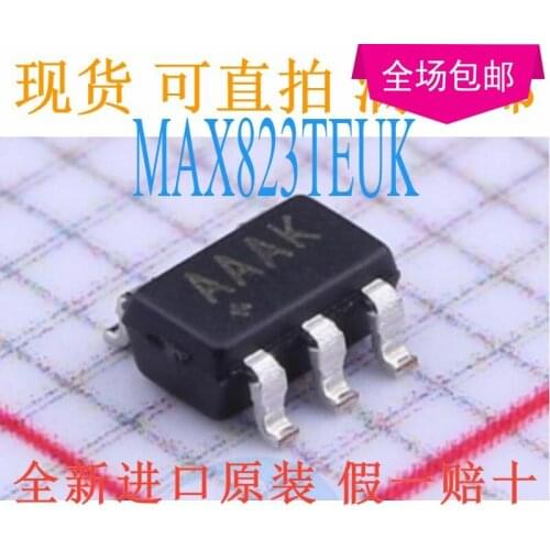 New 10pcs/lot MAX823TEUK MAX823TEUK+T MAX823TEUK+ AAAK SOT23-5