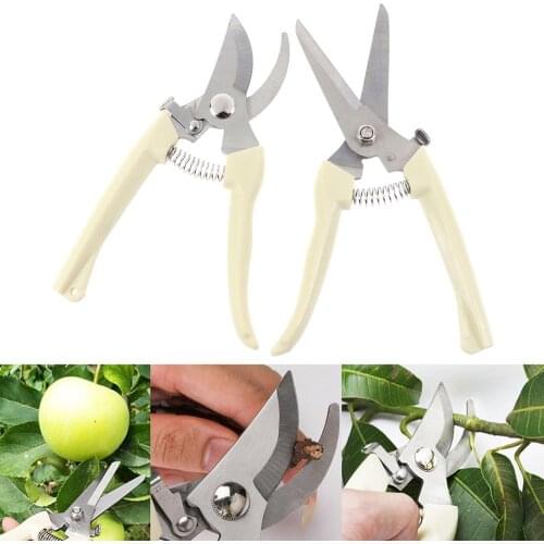 17cm Pruner Tree Cutter Gardening Pruning Shear Scissor Stainless Steel Cutting Tools Set Home Tools Anti-slip