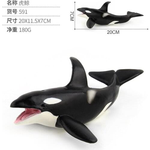 Ocean Sea Life Simulation Animal Model WHALE Killer Whale Action Toys Figures Kids Educational Collection Model Birthday gift