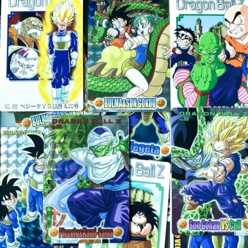 Genuine Japanese Dragon Ball Out of Print Limited Collection Card Battle Card Vegeta Buu Frieza Shenron Figure Cards