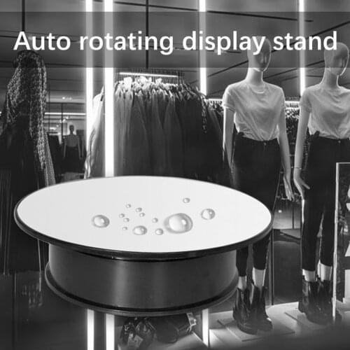 Photography 360 Degree Round Auto Rotating Remote Automatically Turntable Jewelry Display Stand Base for Photo Studio Shooting