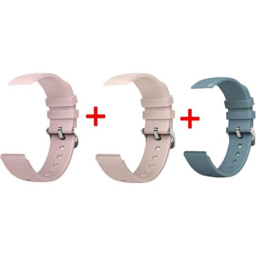 Pink Blue Black Gray Strap Watchband Adjustable Silica Bracelat Wrist Band For P8 P8b Smart Watch