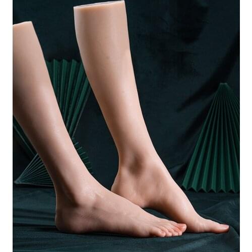 Silicone Beautiful Feet Mannequin Female Leg Teaching Foot Model False