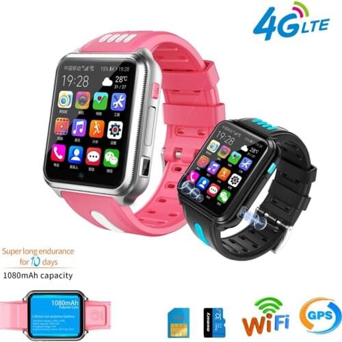 Soleeanre Smart Watch 4G Child Phone GPS Kids SmartWatch Wifi Until-lost SIM Location Tracker Smartwatch HD Video Call