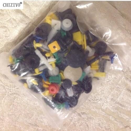 100 pcs Universal Car Push Pin Mixed Door Trim Panel Clips Fasteners Auto Bumper Rivet Retainer Fastener Clips Car Repair Parts