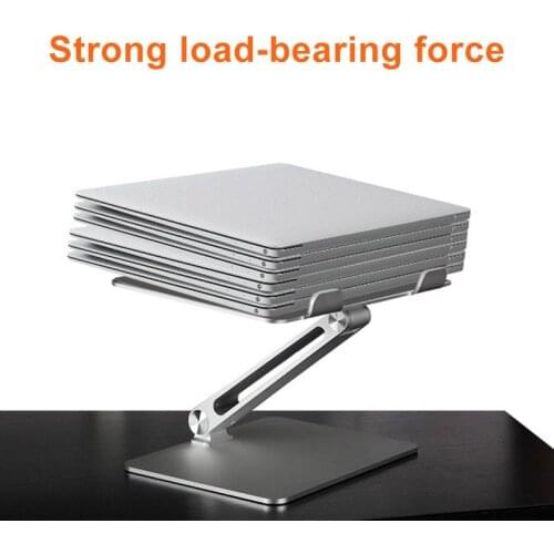 Universal Aluminum Alloy Laptop Holder Stand Foldable Adjustable Rack for Notebook Tablet NK-Shopping