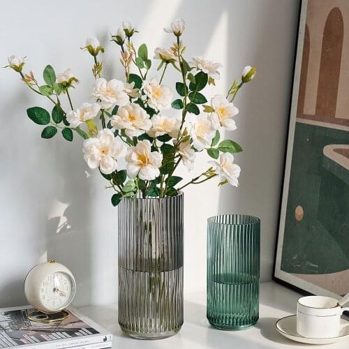 Modern Glass Vase Terrarium Decor Vases Flower Arrangement Living Room Decoration Flower Vase Home Decoration Accessories