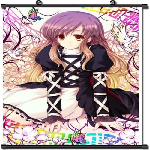 Japan Anime TouHou Project Undefined Fantastic Object sexy girl Hijiri Byakuren Home Decor Wall Scroll Poster Decorative Picture