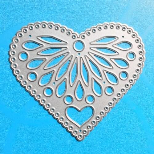 YINISE Metal Cutting Dies For Scrapbooking Stencils Hollow Love DIY CUT Album Cards MAKING Embossing Folder Die Cuts Template