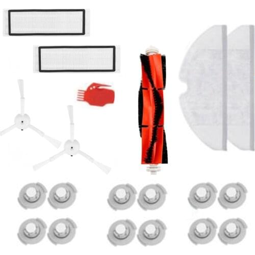 For Xiaomi Roborock S50 S51 S55 S5 S6 Accessories Xiaomi Vacuum Cleaner Parts HEPA Filter Cloths Main Brush Side Brush