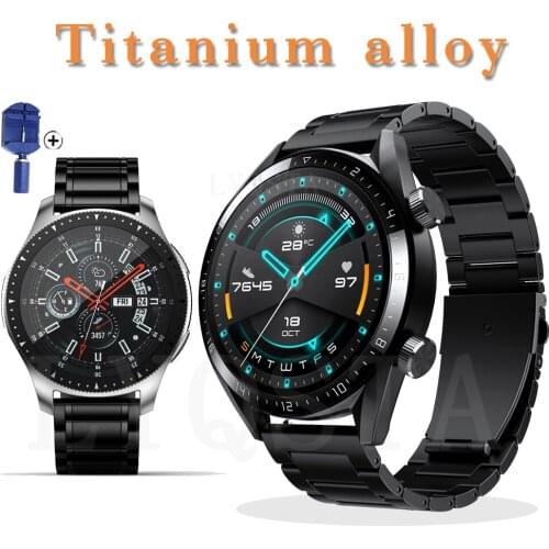 Titanium Alloy+Steel Clasp Strap For Huawei Watch 3 Band GT 2 Pro GT2 Watchband For HONOR Magic Watch2 46mm Bracelet Wristband