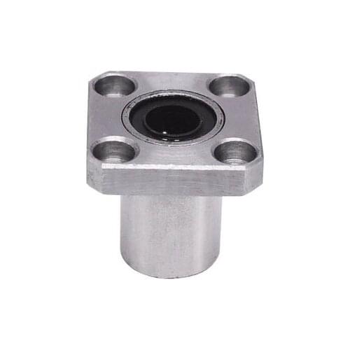 1/2/4pc LMK6UU LMK8UU LMK10UU LMK12UU LMK13-60UU type 10mm flange linear bearing for 3D printer linear Rod