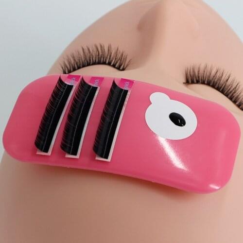 10pcs/lot Silicone Eyelash Holder Pad for Eyelash Extensions Lash Glue Pallet Makeup Tools Free Shipping