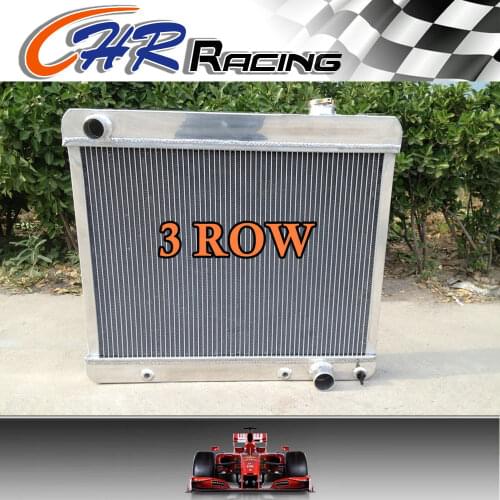 3 Row FOR Chevy Pickup Truck C10/C20/C30 K10/K20 1963-1966 aluminum radiator