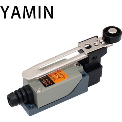 5pcs/lot P141 Limit switch Rotary Adjustable Roller Lever Arm Mini Limit Switch Waterproof TZ-8108 Momentary Rotary switch