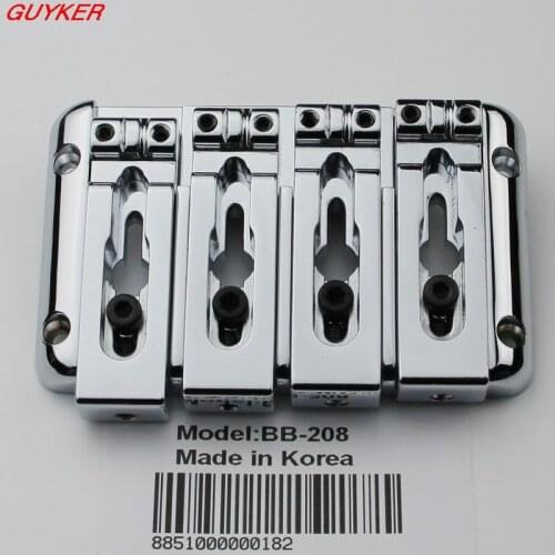 8 STRING BASS GUITAR BRIDGE - 8 string CHROME BB208