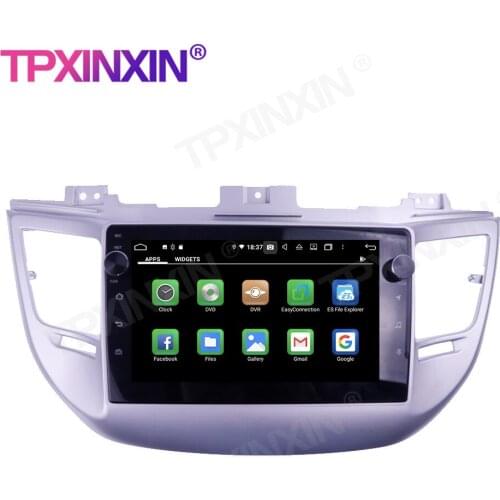 For Hyundai Tucson 2014-2018 4+128G Android 10 GPS IPS Car Multimedia Tesla Player Headunit Audio Radio Navigtion Tape Recorder