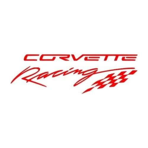 For 4Pcs/Set Corvette Racing Sticker Decal c6 c7 c5 zr1 z51 z06 Vinyl