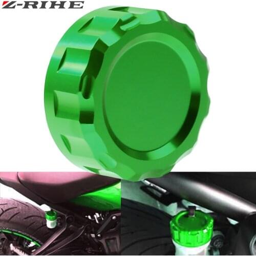 FOR KAWASAKI Z800 2012 2013 2014 2015 2016 Cylinder Reservoir Cover CNC billet Aluminum Rear Brake Fluid Reservoir Cap Cover