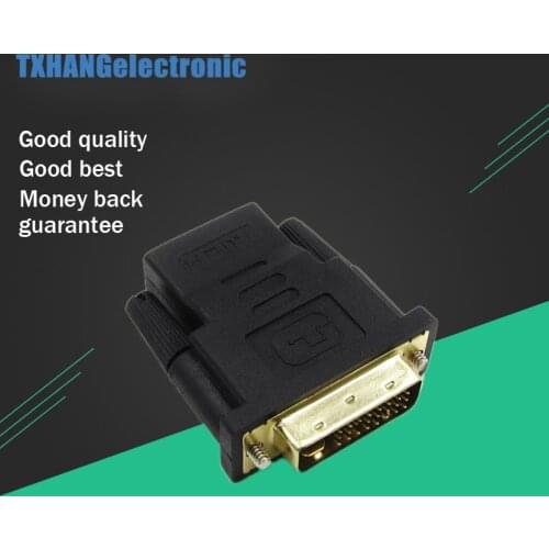 DVI-I Dual Link (24+5pin) Male to HDMI Standard Female Adapter for HDTV DVD