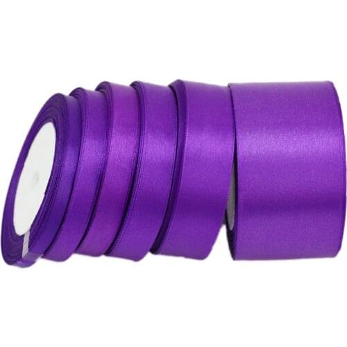 Purple Satin Ribbon Wholesale Gift Wrapping Christmas ribbons