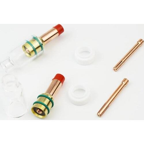 1/16 1.6mm Gas Lens Body Collet Kit for Welding Torch PTA DB SR WP17 18 26