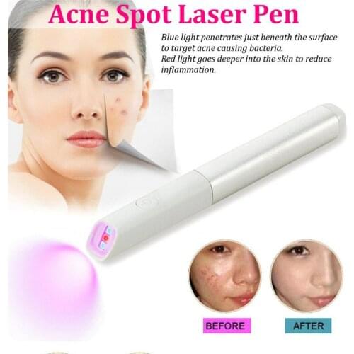 Red Blue Light Therapy Varicose Veins Treatment Laser Pen Scar Wrinkle Removal Treatment pen