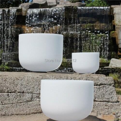 7" 9" 11" quartz crystal singing bowl set 3 pcs