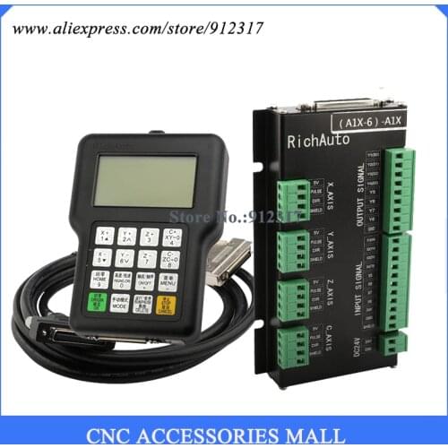 Original Richauto A18 engraving machine handle four-axis linkage DSP control system