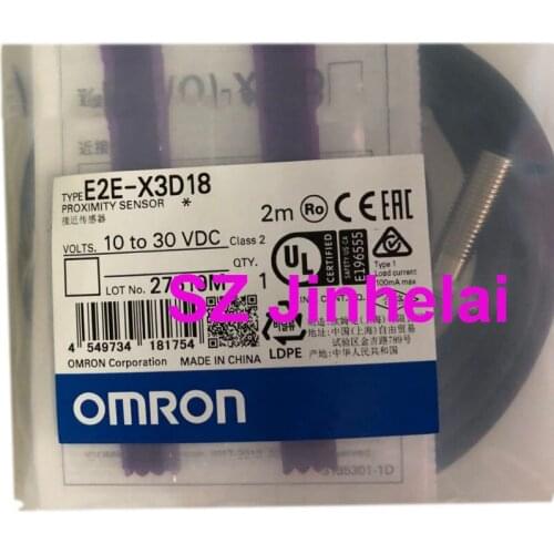 OMRON E2E-X3D18 Authentic original Proximity Switch Sensor 10-30VDC 2M
