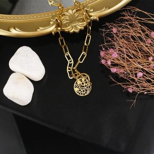 Love Mama Stainless Steel Necklace Personalized Customization Custom Name Necklace Exclusive Gift for Mothers Day