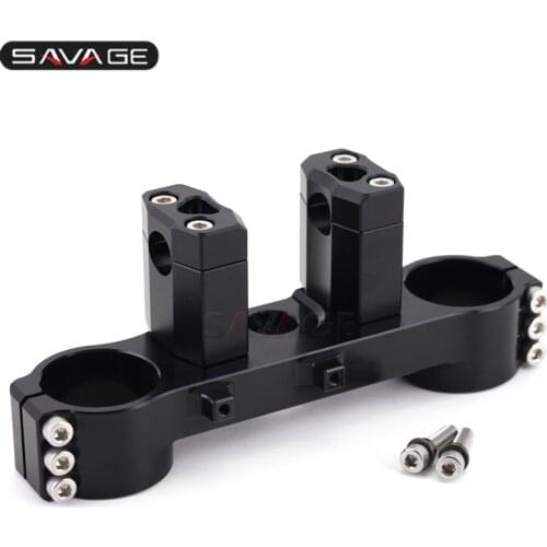 Front Fork Upper Triple Tree & Handlebar Risers Increased Clamp For SUZUKI DR-Z DRZ 400SM 2005-2020 400 Motorcycle Accessories
