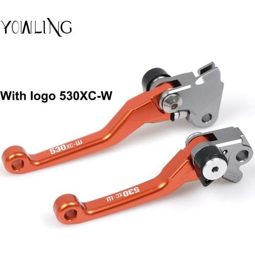 Motocross Dirt bike Pit bike CNC Pivot Foldable Clutch Brake Lever For 530 XC-W 530XC-W (SIX DAYS) 2008 2009 2010 2011