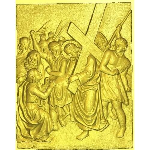 New 3D models relief for cnc in RLF file format Jesus all scenes way of the cross(Include 6 files)