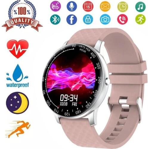 Smartwatch For Women Men Fitness track bracelet Message Call Reminder Full Touch Heart Rate Monitor Waterproof Sport Watch