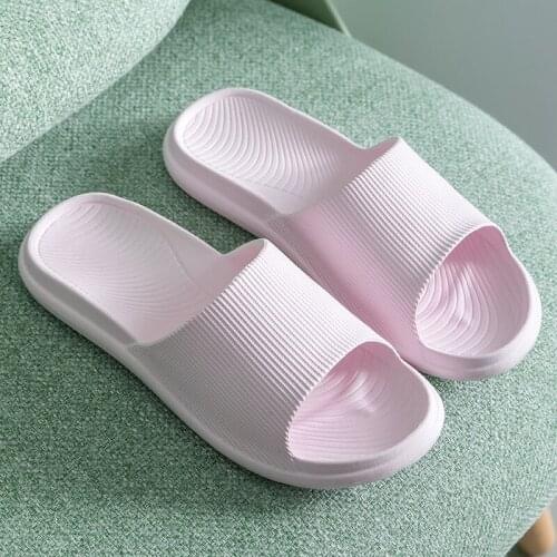 Bathroom Slippers Thick Eva Non-Slip Soft Bottom Slippers Slipper Female Mens Shoes Sleepers Shoes Woman for Home