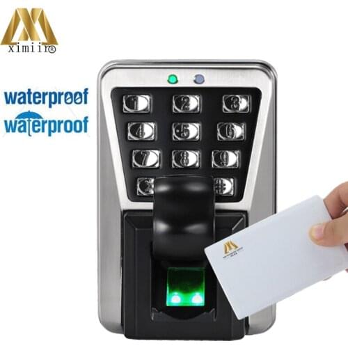 Waterproof Biometric Fingerprint Access Control MA500 Door Security System With 13.56MHz MF IC Card Door Controller