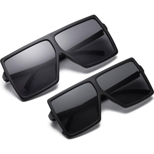 1 Set 2 PCS Matching Mother and Daughter 2021 Sun Glasses 100%uv Women Square Children Shades Girls Kids Mommy And Me Sunglasses