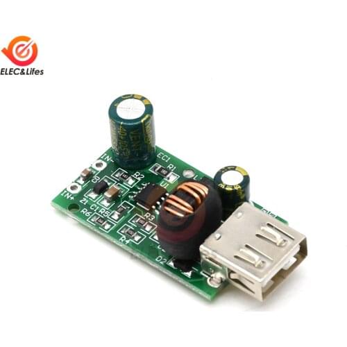 12V 24V 48V 60V 72V DC-DC Step Down Buck Converter 5V 2A USB Charging Board Module for Car Mobile Phone Power Supply Charger