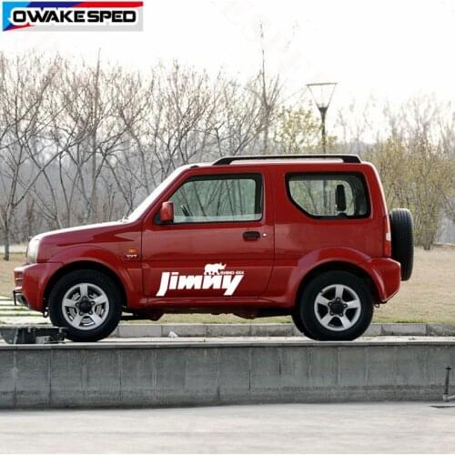 For SUZUKI Jimny MT AT Racing Styling Auto Body Waterproof Vinyl Decal Car Door Side Decals Automobile Accessories Stickers