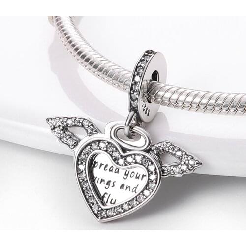 2021New S925 Sterling Silver Rotating Earth Pendant Charm Fit Original 3mm Bracelet&Bangle Making Fashion DIY Jewelry For Women