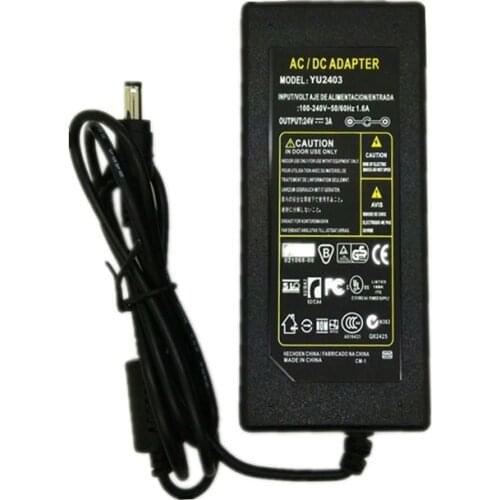 AC/DC Adapter 24V 2A 3A Power Supply Charger For Dymo 310 315 320 330 400 450 450 LabelWriter Turbo Printer